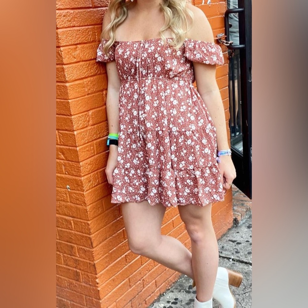 Off the should mini dress!